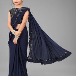 XOOM LADY Sequinned Saree-picture-15