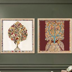WALLLANE Traditional Wooden Wall Art Wall Painting-picture-6