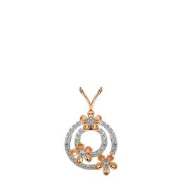 VALANOVA 14K Rose Gold Plated 0.38Ct Lab Grown Diamond Pendant-image-67