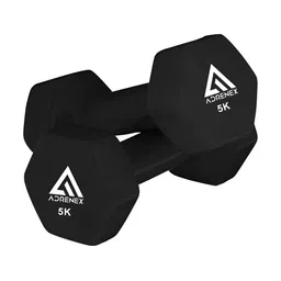 ADRENEX Set Of 2 Fixed Weight Dumbbell-5Kg Each-60