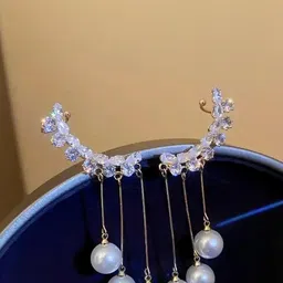ONUYX Crescent Shaped Drop Earrings-22