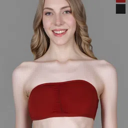 INDIROCKS Women Pack Of 2 Bandeau Full Coverage Styled Back Bra-picture-49