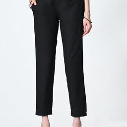 OTIRA Women Smart Straight Fit Trousers-image-55
