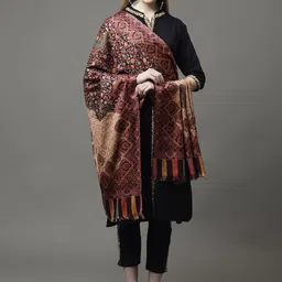 WEAVERS VILLA Women Floral Printed Shawl-picture-20