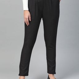 KALINI Women Pleated Trousers-image-89