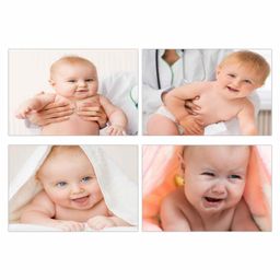WENS HD Digital Printed Baby Posters Pack of 4 - Multicolor-image-76