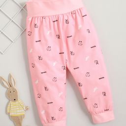 Kookie Kids Full Length Lounge Pant Animal Print - Pink-image-74