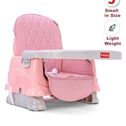Babyhug Booster Chair with Cushion - Pink-17