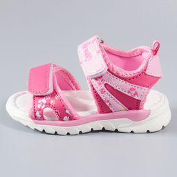 Cute Walk by Babyhug Sandals - Silver-image-58
