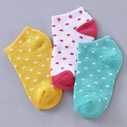 Honeyhap Premium Ankle Length Bamboo Nylon Spandex Set of Socks Pack of 3 - Multicolor-image-75