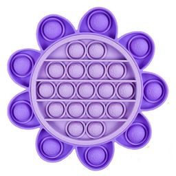 FunBlast Sunflower Shape Pop Bubble Stress Relieving Silicone Pop It Fidget Toy (Colour May Vary)-15
