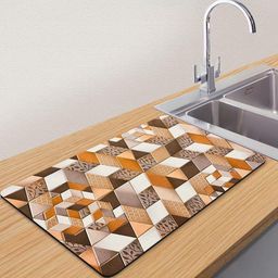 IVAZA Unisex Camel Brown Floor Mats & Dhurries-image-25
