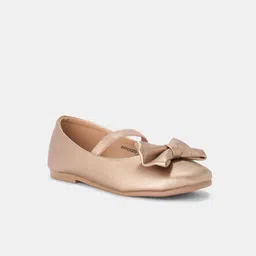 Pantaloons Junior Girls Round Toe Slip-On Ballerinas With Bows-image-96