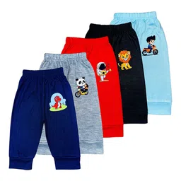 Surfbae Kids Pack Of 5 Printed Jogger Pants-image-31
