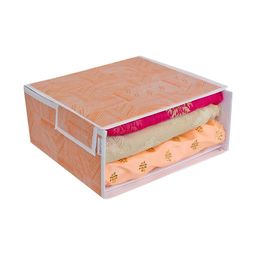prettykrafts Orange & White Printed Reusable Multi-Utility Organisers-48