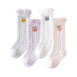 SYGA Infants Pack Of 4 Calf-Length Socks-image-22
