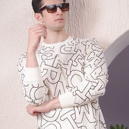 Crimsoune Club Men Printed Monochrome Sweatshirt-picture-30