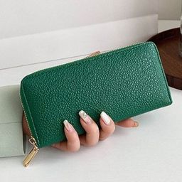 DressBerry Women PU Zip Coin Pocket Zip Around Wallet-20