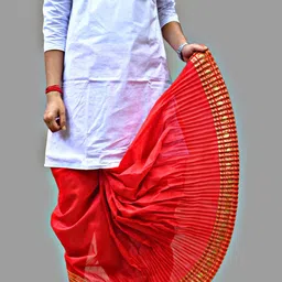 AMIT ONLINE Men Solid Dupion Silk Dhoti Pant-picture-9