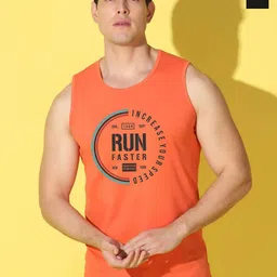 WOOSTRO Pack Of 2 Printed Combo Cotton Innerwear VestsVWS26(RUN ORANGE)(98 BLACK)-image-26