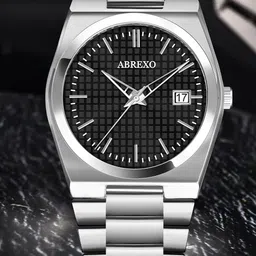 Abrexo Men Dial & Stainless Steel Bracelet Style Straps Analogue Watch Abx5511-24
