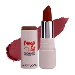 MATTLOOK Mega Last No Transfer Matte Lipstick - 3.8 g - Maroon Me - 07-15