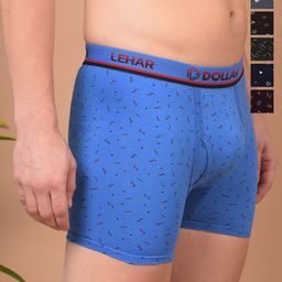 Dollar Lehar Pack Of 6 Assorted Printed Combed Cotton Trunk MLHTR-06-P-ASSORT1-PO6-14