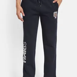 Octave Men Printed Fleece Track Pants-image-44