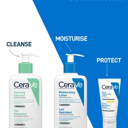 CeraVe Facewash & PM Moisturizer Combo with Ceramides - Evening Routine for Oily Skin image 4