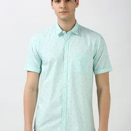 Peter England Casuals Men Conversational Printed Cotton Slim Fit Casual Shirt-image-69