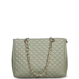 Donicy PU Shopper Tote Bag with Quilted-19