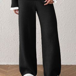 StyleCast x Revolte Women Textured Loose Fit Mid-Rise Trousers-picture-10
