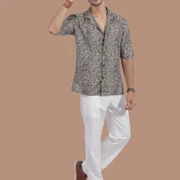 STITCH MONKEY Men Comfort Opaque Printed Casual Shirt-image-64