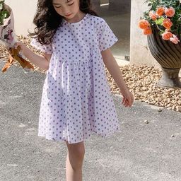 LULU & SKY Polka Dot Print Fit & Flare Dress-image-55