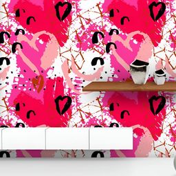 ArtzFolio Printed UV-Resistant Anti-Bacterial Valentine'S Day Peel & Stick Wallpaper-image-20
