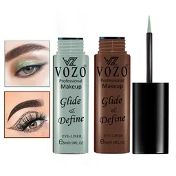VOZO Set Of 2 Glide & Define Infusion Essential Liquid Eyeliner - 5 ml Each- Shade- 02- 06-image-78
