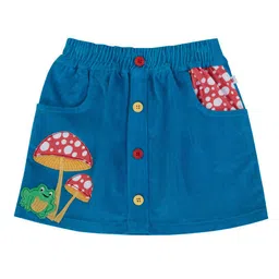 Pranava Girls Graphic Printed A-Line Mini Skirt-picture-34