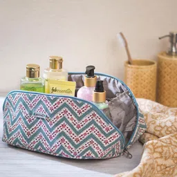 Fabindia Printed Structured Sling Bag with Quilted-3