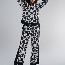 Terra Luna Women Animal Printed Slim Fit Trousers-image-80