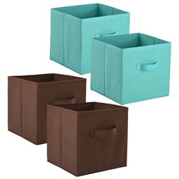 Kuber Industries Green & Brown 4 Pieces Multi-Utility Organisers-5