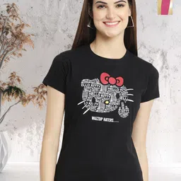 Metronaut Women Typography 2 Wonder Woman Printed Applique T-shirt-picture-20