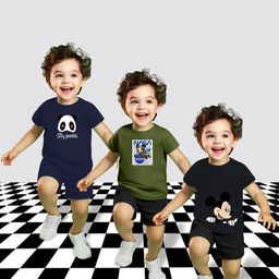 MRS NATURAL Unisex Kids T-shirt with Shorts-image-85