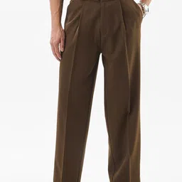 Snitch Mens Mid-Rise Regular Fit Trouser-image-124
