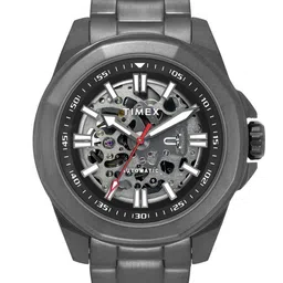 Timex Men Skeleton Dial & Stainless Steel Straps Analogue Automatic Motion Powered Watch TWEG24103-17