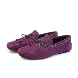 SHUTIQ Men Textured Suede Boat Shoes-picture-15
