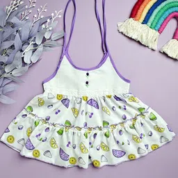 Babywish Floral Print A-Line Dress-image-16