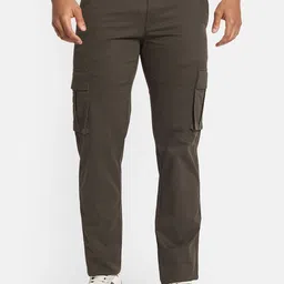 Octave Men Cotton Chinos Trousers-image-84