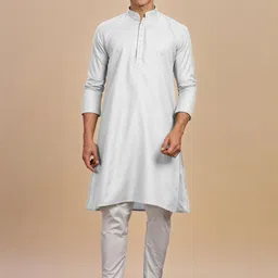 Anouk Men Mandarin Collar Long Sleeves Cotton Kurta-picture-14