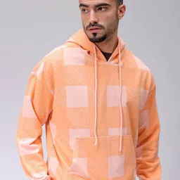The Indian Garage Co Men Printed Hooded Sweatshirt-picture-1