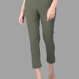 Comfort Lady Women Solid Mid-Rise Casual Regular Trouser-image-70